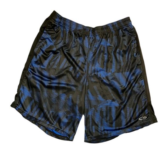 C9 by Champion Blue Black Pattern Athletic Shorts XL Men’s Running Training - Picture 6 of 8